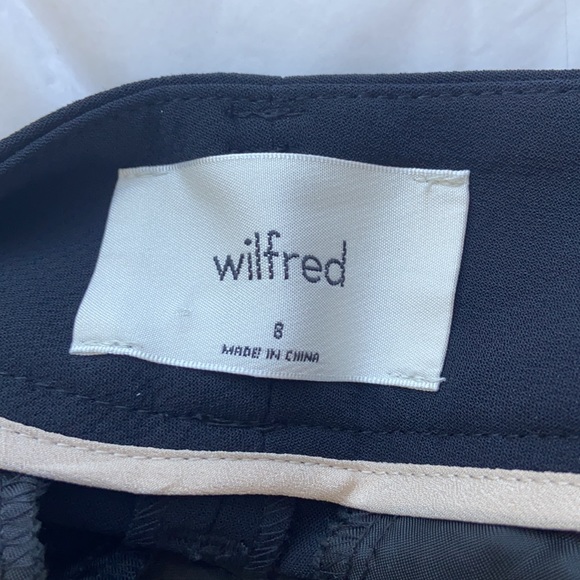 Wilfred Black Jallade Side Stitch Pants Size 8 NO BELT - Picture 11 of 13